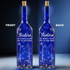 Sisters Are Different Flowers From The Same Garden - Bestie Personalized Custom Blue Bottle Lamp - Gift For Best Friends, BFF, Sisters
