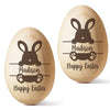 Hopping Into My First Easter - Family Personalized Custom Wooden Egg Shaker - Easter Gift For Baby Kids, Newborn Baby
