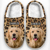 Custom Photo Furry Love In Every Step - Dog & Cat Personalized Custom Fluffy Slippers - Mother's Day, Gift For Pet Owners, Pet Lovers