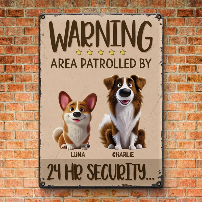Enter With Treats Only - Dog & Cat Personalized Custom Home Decor Metal Sign - House Warming Gift For Pet Owners, Pet Lovers