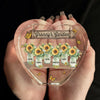 Life Is Better With Grandma - Family Personalized Custom 3D Crystal Heart Shaped - Mother's Day, Gift For Mom, Grandma