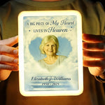 Custom Photo Always In Our Hearts, Never Forgotten - Memorial Personalized Custom LED Mirror Frame Lamp - Sympathy Gift For Family Members