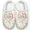 Heureux d'être appelé grand-mère - Chaussons moelleux personnalisés pour la famille - Fête des mères, cadeau pour maman, grand-mère