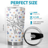 Together Always, No Matter What - Family Personalized Custom 3D Inflated Effect Printed Tumbler - Mother's Day, Gift For Mom, Grandma