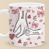 Grandma Is The Heart Of The Family - Family Personalized Custom 3D Inflated Effect Printed Mug - Mother's Day, Gift For Mom, Grandma