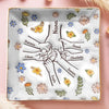 Love Ties Us Together - Family Personalized Custom 3D Inflated Effect Printed Full-Print Jewelry Dish - Mother's Day, Gift For Mom, Grandma