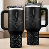 Bound By Love, Connected For Life - Family Personalized Custom Engraved 40oz Tumbler With Handle - Mother's Day, Gift For Mom, Grandma