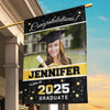 Custom Photo A New Chapter Begins - Family Personalized Custom Flag - Graduation Gift For Family Members, Siblings, Brothers, Sisters