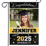 Custom Photo A New Chapter Begins - Family Personalized Custom Flag - Graduation Gift For Family