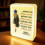 A New Chapter Begins - Family Personalized Custom LED Mirror Frame Lamp - Graduation Gift For Daughter, Sisters, Granddaughter