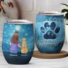 L'amour d'un chien est un cadeau pour la vie - Verre à vin personnalisé pour chien - Cadeau pour les propriétaires et les amoureux des animaux