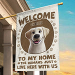Furry Friends Make The Best Hosts - Dog Personalized Custom Flag - Gift For Dog Lovers