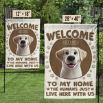 Furry Friends Make The Best Hosts - Dog Personalized Custom Flag - Gift For Dog Lovers