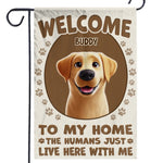 Furry Friends Make The Best Hosts - Dog Personalized Custom Flag - Gift For Dog Lovers