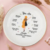 The Future Is Bright, Keep Rising - Family Personalized Custom Jewelry Dish - Graduation Gift For Family Members, Siblings, Brothers, Sisters