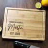 Happiness Starts With Us - Couple Personalized Custom Engraved Wooden Cutting Board - Gift For Husband Wife, Anniversary