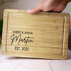 Happiness Starts With Us - Couple Personalized Custom Engraved Wooden Cutting Board - Gift For Husband Wife, Anniversary