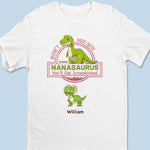 Jurassic Love, Jurassic Strength -  Family Personalized Custom Unisex T-shirt, Premium T-shirt, Hoodie - Mother's Day Gift For Mom, Grandma