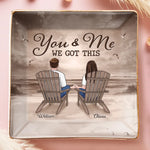Forever Starts With You - Couple Personalized Custom Full-Print Jewelry Dish - Gift For Husband Wife, Anniversary