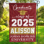 New Beginnings, Endless Possibilities - Family Personalized Custom Flag - Graduation Gift For Family