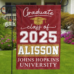 New Beginnings, Endless Possibilities - Family Personalized Custom Flag - Graduation Gift For Family