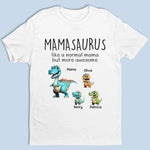 Roaring With Love & Awesomeness -  Family Personalized Custom Unisex T-shirt, Premium T-shirt, Hoodie - Mother's Day Gift For Mom, Grandma