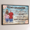 Watching You Become A Mom, My Proudest Moment - Family Personalized Custom Horizontal Poster - Mother's Day, Gift For Mom, Daughter