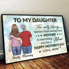 A Love No Words Can Define - Family Personalized Custom Horizontal Poster - Mother's Day, Gift For Mom, Daughter