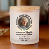 Custom Photo Shining Bright In My Heart, Always - Memorial Personalized Custom Printed Glass Jar With LED Candle - Sympathy Gift For Family Members