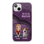 Love, Your Loyal Snack Beggars - Dog Personalized Custom Clear Phone Case - Gift For Dog Lovers, Mom