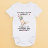 A Love As Pure As A Mother’s Touch - Family Personalized Custom Baby Onesie - Mother's Day, Baby Shower Gift, Gift For First Mom
