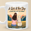 Side By Side, Paws & Hearts - Dog Personalized Custom Mug - Gift For Pet Owners, Pet Lovers
