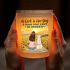 Together Beyond Time - Dog Personalized Custom Printed Glass Jar With LED Candle - Gift For Pet Owners, Pet Lovers