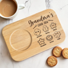 Sweet Moments, Sweeter Treats - Family Personalized Custom Engraved Wooden Tea & Snack Board - Mother's Day, Gift For Mom, Grandma