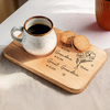 A Family Bond, Forever Engraved - Family Personalized Custom Engraved Wooden Tea & Snack Board - Mother's Day, Gift For Mom, Grandma