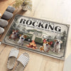 Welcome to Camp Pup Paradise - Dog Personalized Custom Home Decor Decorative Mat - House Warming Gift For Pet Owners, Pet Lovers