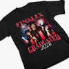 Custom Photo Finally Graduated - Family Personalized Custom Unisex T-shirt, Premium T-shirt, Hoodie - Graduation Gift For Family Members, Siblings, Brothers, Sisters