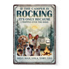 Paws, Play And Campfire Days - Dog Personalized Custom Home Decor Metal Sign - House Warming Gift For Pet Owners, Pet Lovers