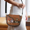 Paws And Reflect Love - Dog Personalized Custom Leather Saddle Bag - Gift For Pet Owners, Pet Lovers