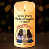 L'amour d'une mère brille - Bougie LED personnalisée pour la famille - Fête des Mères, cadeau pour maman, grand-mère