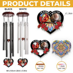 Custom Photo I'm Always With You - Memorial Personalized Custom Wind Chime Suncatcher - Sympathy Gift For Family Members