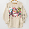 Bunny Hops & Puppy Love, Perfection de Pâques - Sweat-shirt unisexe personnalisé avec motif sur la manche - Cadeau de Pâques pour maman et grand-mère