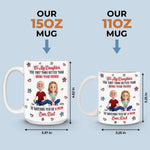 Proud To Be Your Dad, Forever - Family Personalized Custom 3D Inflated Effect Printed Mug - Father's Day, Gift For Dad, Daughter