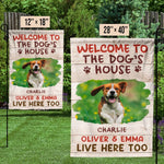 Custom Photo Tail Wags And Paw Prints Only - Dog & Cat Personalized Custom Flag - Gift For Dog Lovers, Pet Lovers
