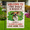 Custom Photo Tail Wags And Paw Prints Only - Dog & Cat Personalized Custom Flag - Gift For Pet Owners, Pet Lovers