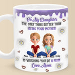 A Mother’s Love Knows No Bounds - Family Personalized Custom 3D Inflated Effect Printed Mug - Mother's Day, Gift For Mom, Daughter, New Moms