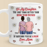 A Bond That Time Can’t Break - Family Personalized Custom 3D Inflated Effect Printed Mug - Mother's Day, Gift For Mom, Daughter