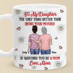 A Bond That Time Can’t Break - Family Personalized Custom 3D Inflated Effect Printed Mug - Mother's Day, Gift For Mom, Daughter