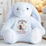 My First Best Friend, My Mommy - Family Personalized Custom Easter Bunny Plush - Mother's Day, Baby Shower Gift, Gift For Mom, New Moms