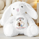 My First Best Friend, My Mommy - Family Personalized Custom Easter Bunny Plush - Mother's Day, Baby Shower Gift, Gift For Mom, New Moms